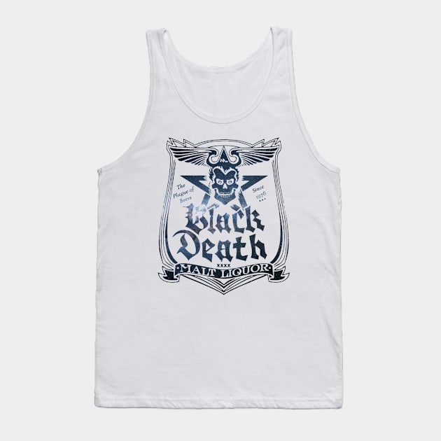 Black Death Malt Liquor Vintage Tank Top by Lani A Art